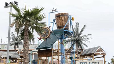 Laguna Waterpark opens in La Mer next month. The park is comprised of four distinct zones: a surf zone, an area to lounge and relax, a splash area for kids and the slides area. Antonie Robertson / The National