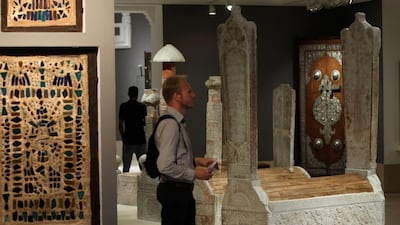 Visitors in 2010 at the newly refurbished Islamic Art Museum in downtown Cairo. The museum was badly damaged in a suicide car bombing in 2014. Khaled Desouki / AFP Photo