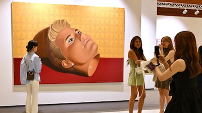 Ken by artist Sun Yitian is on display at Frieze Seoul 2023, which returns for its second year. AFP
