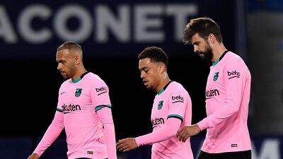 Sergino Dest, N/A - On for Dembele after 82, got turned inside out for Levante’s third. Reuters