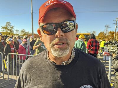 Ron Thompson, 51, says his children and friends depend on the fracking industry for their livelihoods. James Reinl for The National
