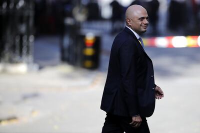 Britain's new Chancellor of the Exchequer Sajid Javid leaves 10 Downing Street. AFP