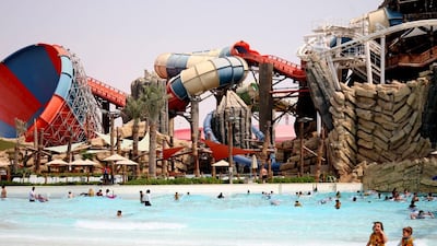 Yas Waterworld in Abu Dhabi has Emirati-inspired Eid celebrations in full swing. Courtesy Yas Waterworld