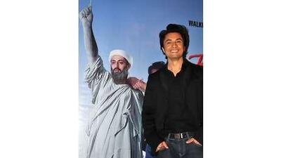 "I don't see a point why the movie should be banned," says Ali Zafar, above, who plays a journalist in Tere Bin Laden .