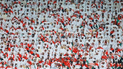 UAE fans at the King Abdullah Sports City Stadium. Reuters