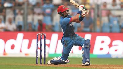 Ibrahim Zadran scored a fine century for Afghanistan. Getty Images