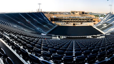 A stadium built by Arena Events in Saudi Arabia. Photo: Arena Events
