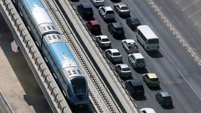 Nine of 10 city trips in Dubai are made in private vehicles.