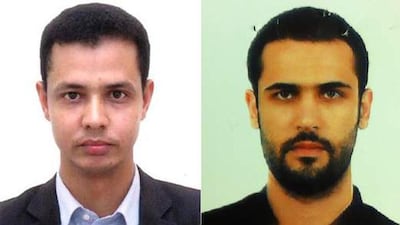 Reporter Ishak Moctar (L) and cameraman Samir Kassab Sky News Arabia remain missing in Syria. Courtesy Sky News