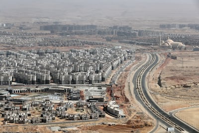A construction site of the New Administrative Capital (NAC), some 45km east of Cairo, Egypt, 12 September 2022. EPA