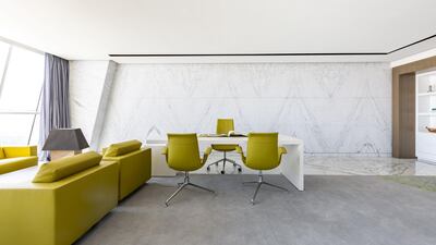 The top floor of The Penthouse features open office space.