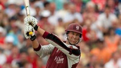 Marcus Trescothick, pictured batting for Somerset, says he may play in the IPL next year.