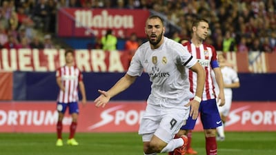 Karim Benzema has been in fine form for Real Madrid this season but has been substituted five times in the last six games. Pierre-Philippe Marcou / AFP
