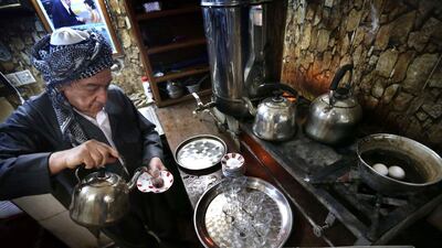 Mam Khalil’s love affair with pictures began when he was still a young man. Safin Hamed / AFP