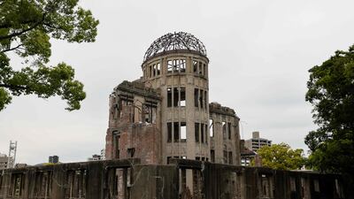 The Atomic Bomb Dome in Hiroshima. The city will host the G7 leaders' summit on Friday. AFP