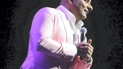 Russell Peters , stand-up comedian and actor performing at the new Coca Cola Arena, City Walk in Dubai. Pawan Singh / The National