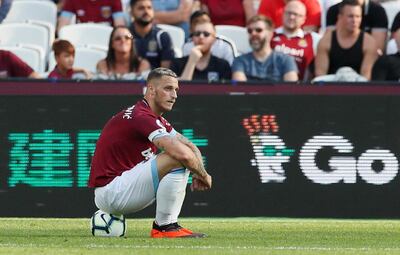 Marko Arnautovic and his West Ham team are yet to pick up a point this season. Reuters
