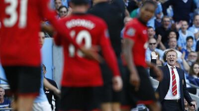 David Moyes was unhappy with his players. Darren Staples / Reuters