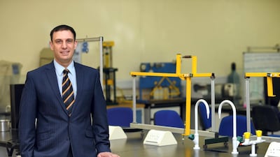 Prof Ghaleb Husseini, a professor of chemical engineering at the American University of Sharjah. He is among the first group of 20 academics granted the golden or long-term visa for the UAE. Prof Husseini’s work includes creating nanocarriers or capsules to transport chemotherapy directly to the site of a cancerous tumour so the patient does not suffer side effects. Courtesy: Prof Ghaleb Husseini