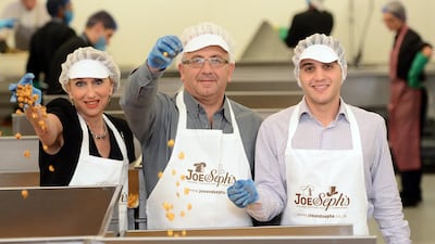 Jackie, Joseph and Adam Sopher founded the brand in 2010. Courtesy Joe & Seph's