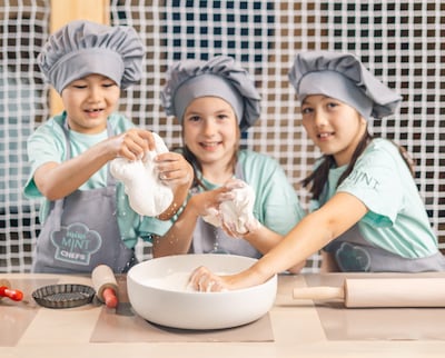 The City Walk restaurant recently introduced pizza making for children. Photo: Mint Dubai