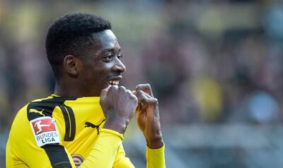 Borussia Dortmund's Ousmane Dembele has been eager to join Barcelona. Bernd Thissen / AP Photo