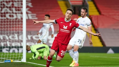 Diogo Jota - 9: A constant threat. Full of confidence and always prepared to shoot on sight. Scored a superb glancing header. The Portuguese gets better with every game. Getty