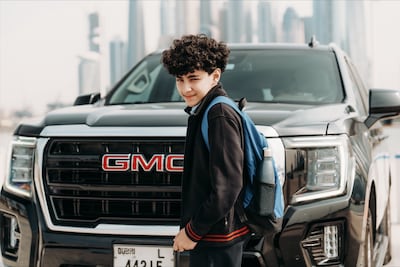Yango uses GMC vehicles for its on-demand school carpooling service in Al Barsha. Photo: Yango