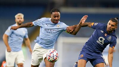 Raheem Sterling - 7: A fine tackle to stop Marega in the first half showed the English forward's understanding of what his side need more from him on occasion. Won the penalty that led to City's equaliser. EPA