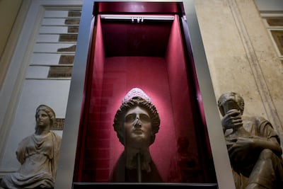 A private viewing of Cartier’s exhibition at Capitoline Museums, where high jewellery sits in dialogue with the Roman sculptures that informed its design. EPA