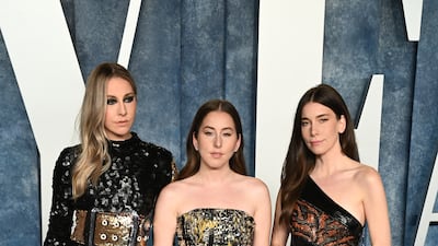 Este, Alana and Danielle Haim from band Haim. Photo: Doug Peters