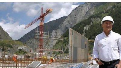 Egyptian billionaire Samih Sawiris. AFP PHOTO / FABRICE COFFRINI