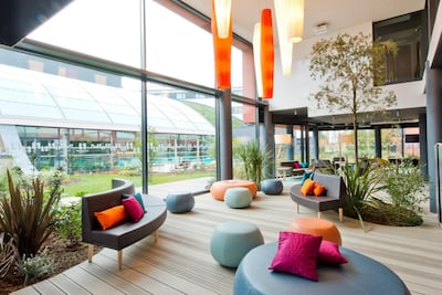 Nomad Hotel Roissy CDG in Paris offers green accomodation geared towards digital nomads. Courtesy Expedia