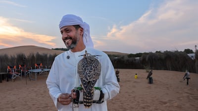 Falconer Ammar bin Humaid Al Marri