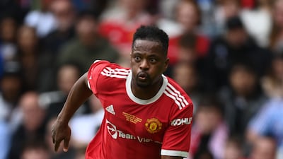 Patrice Evra of Manchester United. Getty