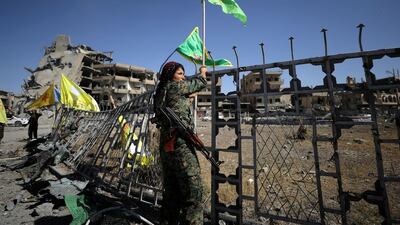 Raqqa’s liberation by the US-backed Syrian Defence Forces on Tuesday is one of the most significant victories in the war against ISIL. Rodi Said / Reuters