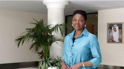 Valarie Amos, the UN under-secretary general for humanitarian affairs and emergency relief co-ordination, says the use of social networking sites has mobilised communities to rally in support of disaster victims. Jeffrey E Biteng / The National