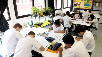 The UAE has the highest quality schools in the Middle East and North Africa, a report says . Jeffrey E Biteng / The National
