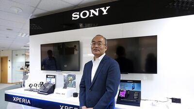 Hiroki Totoki, the chief executive of the Sony’s mobile communications division, said that the company’s lower end ranges would not disappear anytime soon, but it would 'streamline' its handset portfolio towards next year. Satish Kumar / The National