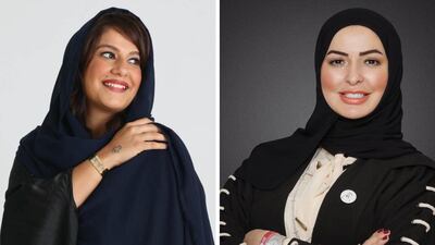 From left: Omaira Farooq Al Olama and Maya Al Hawary have both spoken to 'The National' about society's misconceptions.