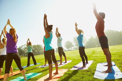Take part in free yoga classes presented by Dubai Properties and led by Piloga Studio. Dubai Properties