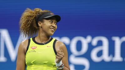Naomi Osaka during the 2021 US Open. The tennis star is exploring investments in cryptocurrencies. AFP