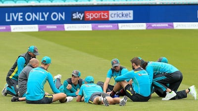 Australia captain Tim Paine, centre, is in the midst of remodelling his team's playing style. Stephen Pond / Getty Images