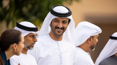 Abdulla bin Touq says the UAE tourism sector is under 'huge pressure' due to Iran's aggression. Ryan Carter / Presidential Court