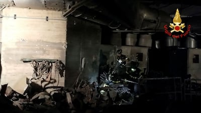 Rescuers believe three workers are trapped nine floors below ground in a flooded part of the plant. Reuters