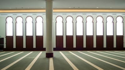The Mall of the Emirates prayer room allows ample lighting via stylish window panels. Antonie Robertson / The National