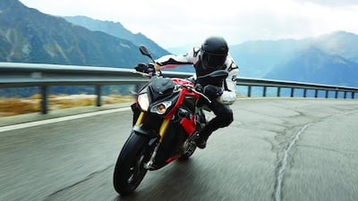 The impressive BMW S1000R offers so much torque that it can take tight mountainous turns without the need to downshift. Photo courtesy BMW