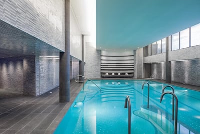 The pool at The Watergate Hotel. The Watergate Hotel