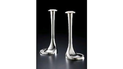 Limited-edition candlesticks. Courtesy of Nedda El Asmar