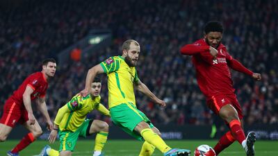Joe Gomez – 6. The 24-year-old was confident and strong in the challenge. His passing was off beam, though, and he should have closed down Rupp for the goal. Getty